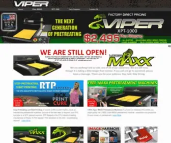 Viperxpt.com(The Direct To Garment Leader in DTG Pretreatment Machine) Screenshot