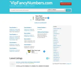 Vipfancynumbers.com(Fancy Number online Store) Screenshot