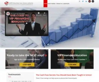 Vipfinancialed.com(VIP Financial Education) Screenshot