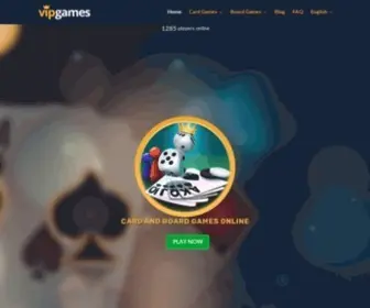 Vipgames.com(Free card and board games online at VIP Games) Screenshot