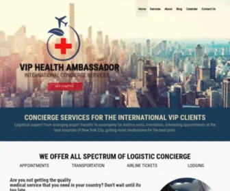 Viphealthambassador.com(One of our missions as a company) Screenshot