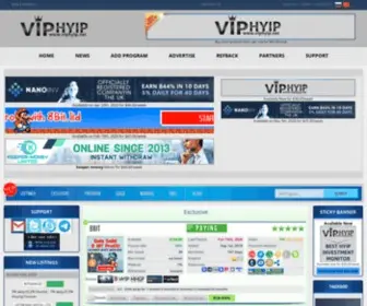 Viphyip.net(HYIP Monitor and Premium Programs Monitor) Screenshot