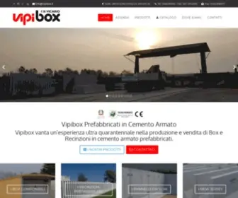 Vipibox.it(Prefabbricati in Cemento Armato e produzione box auto) Screenshot