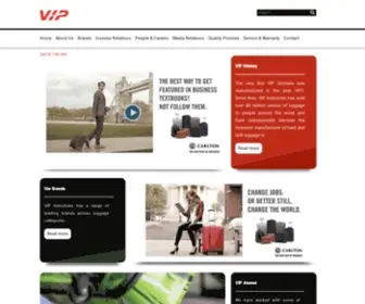 Vipindustries.co.in(Best Luggage & Travel Bags in India) Screenshot