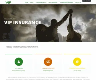 Vipinsurance.com(VIP Insurance) Screenshot