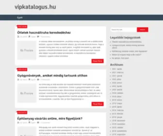 Vipkatalogus.hu(Linklista) Screenshot