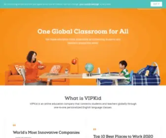 Vipkid.com(One Global Classroom for All) Screenshot