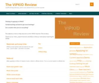 Vipkidreview.com(The VIPKID Review) Screenshot