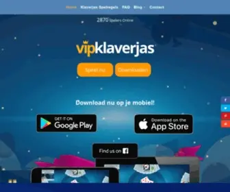 Vipklaverjas.nl(Speel nu het meest sociale online kaartspel van Nederland) Screenshot