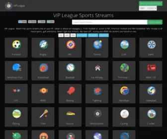 Vipleague.me(VIP League Free Sports Streaming & Schedule Online) Screenshot