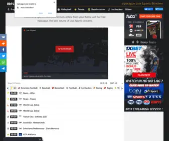 Vipleague.one(Vipleague Sports Live Streams) Screenshot