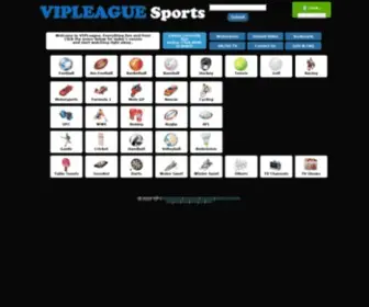 Vipleagues.eu(Watch best sport streams at VIPLEAGUE TV. Free live streams for all kind of sports) Screenshot