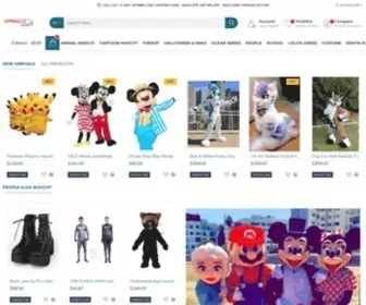 Vipmascot.com(Cheap Mascot Costumes for Sale) Screenshot