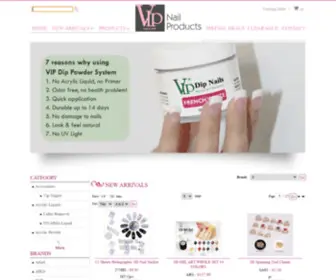 Vipnailproducts.com(VIP Nail Products) Screenshot