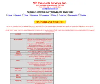 Vippassports.com(Work visas) Screenshot