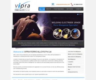 Vipraferroalloys.com(VIPRA FERRO ALLOYS) Screenshot