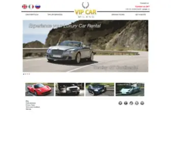 Viprentacarmilano.com(Hire Luxury VIP Cars in Milan (IT)) Screenshot