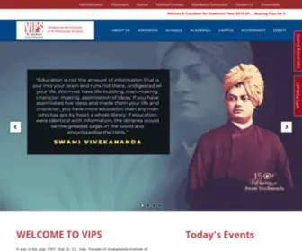 Vips.edu(Vivekananda Institute Of Professional Studies) Screenshot