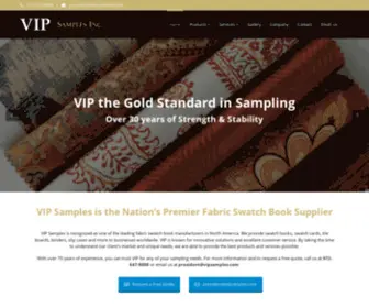 Vipsamples.com(VIP Samples INC) Screenshot