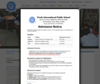 Vipschool.in(Vivek International Public School) Screenshot