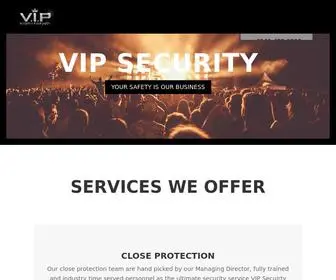 Vipsecurity.org.uk(V.I.P Security) Screenshot