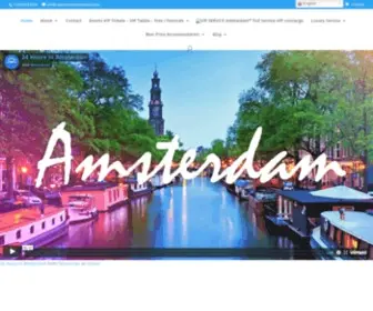 Vipserviceamsterdam.com("FULL SERVICE" VIP Concierge Amsterdam) Screenshot