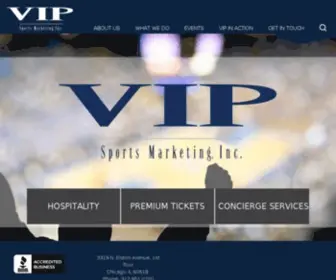 Vipsm.com(VIP Sports Marketing) Screenshot