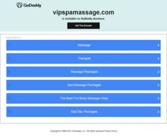 Vipspamassage.com(Health and beauty) Screenshot