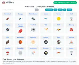 Vipstand.net(Live Sports Stream) Screenshot