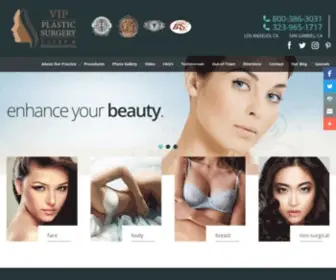 Vipsurgery.com(Plastic Surgery Los Angeles CA) Screenshot