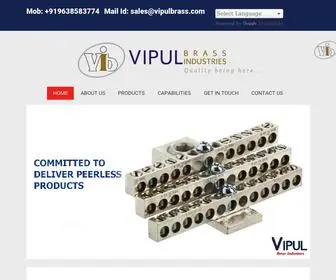 Vipulbrass.com(Vipul Brass Industries) Screenshot