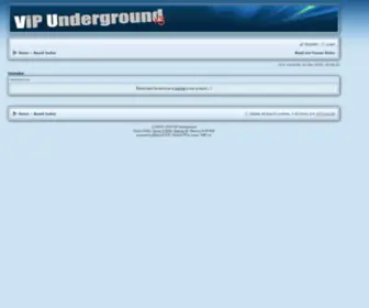 Vipunderground.org(Board Index) Screenshot