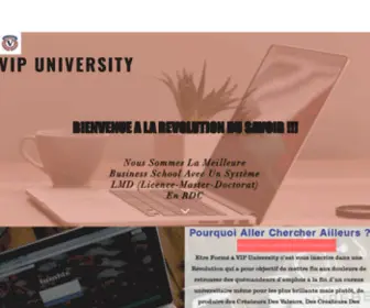 Vipuniversity.info(Monsite) Screenshot