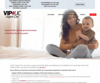 Vipurgentcares.com(VIP Urgent Care) Screenshot