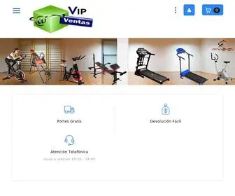 VipVentas.es(Tienda online especializada en productos para el deporte y la salud) Screenshot