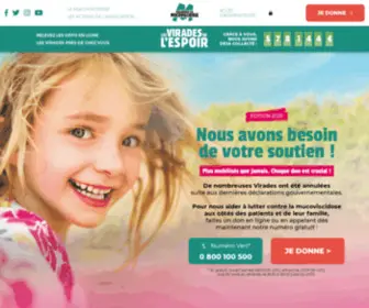 Virades.org(Enfant malade génétique) Screenshot