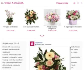 Viragavilagba.hu(Virágküldés) Screenshot