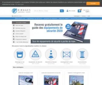 Virages.com(Signalisation routière et urbaine) Screenshot