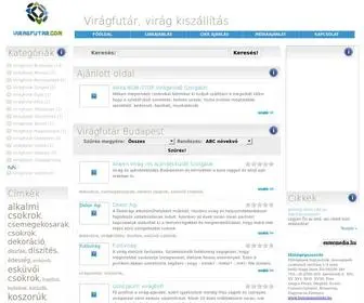 Viragfutar.com(Virágfutár) Screenshot