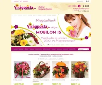 Viragposta.hu(Országos Virágküldés) Screenshot