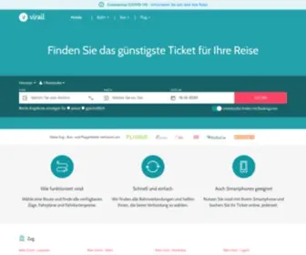 Virail.ch(Finden Sie günstige Bahntickets online) Screenshot