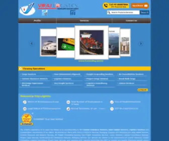 VirajLogistics.com(Viraj Logistics) Screenshot