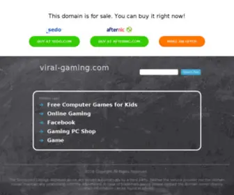 Viral-Gaming.com(Viral Gaming) Screenshot