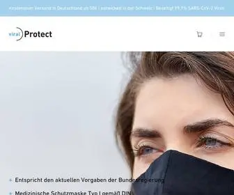 Viral-Protect.de(Create an Ecommerce Website and Sell Online) Screenshot