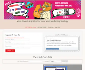 Viralads247.com(Viral Ads) Screenshot