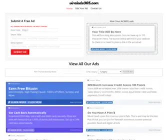 Viralads365.com(Free Web Traffic) Screenshot