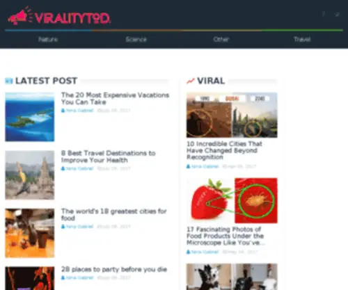 Viralands.com(Connection timed out) Screenshot