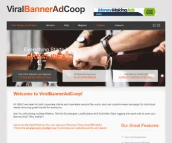 Viralbanneradcoop.com(Viral Banner Ad Co) Screenshot