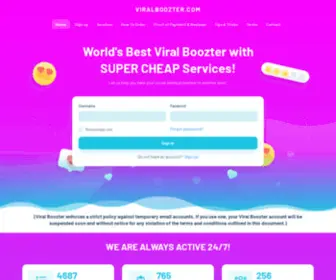 Viralboozter.com(Viral Boozter) Screenshot