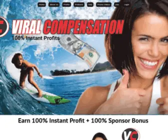 Viralcompensation.com(Viral Compensation) Screenshot